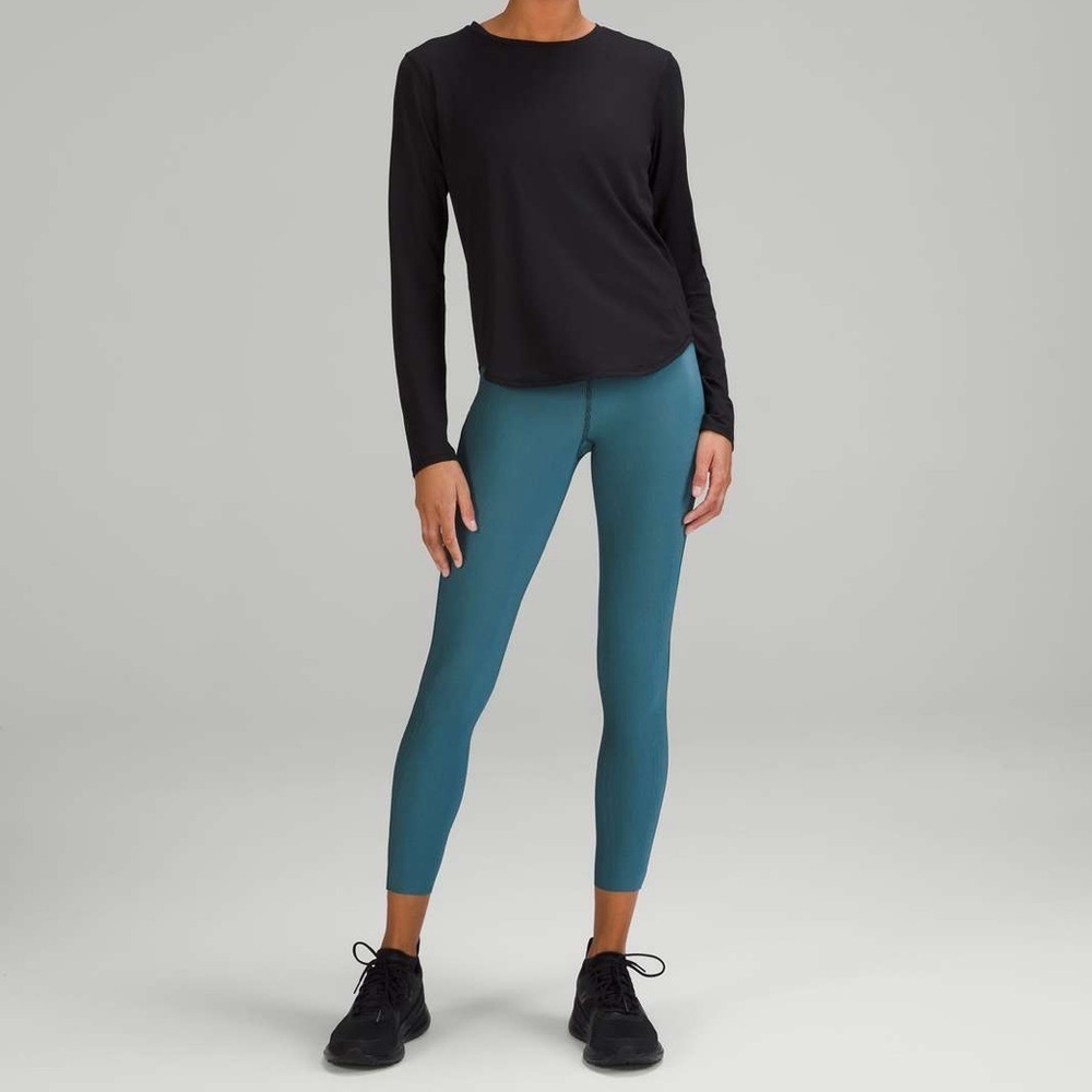 Lululemon Base Pace High-Rise Tight 25" *Two-Tone Ribbed - Picture 2 of 12